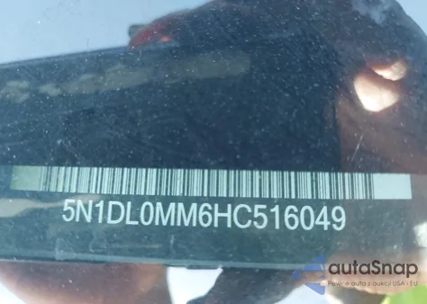 2017 Infiniti Qx60 from USA, damaged, VIN 5N1DL0MM6HC516049